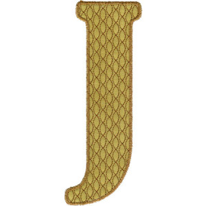 Applique Letter J