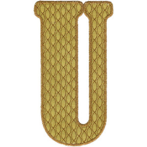 Applique Letter U