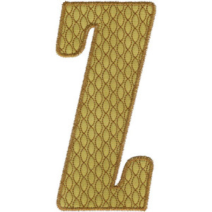 Applique Letter Z