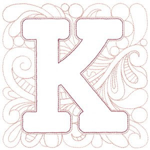 Quilted K