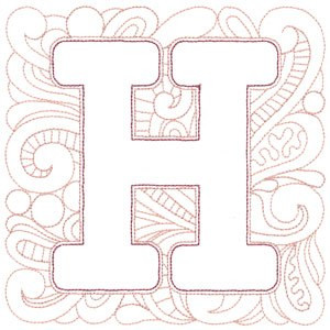 Quilted H