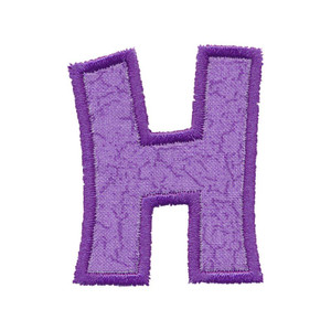 Cutie Applique Alphabet H