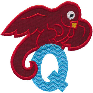 Monster Monogram Applique Q