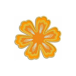 Layered Dori Flower Base Applique