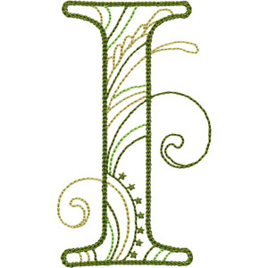 Scrollwork Alphabet I