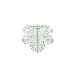 White Lace Pumpkin Leaf FSL