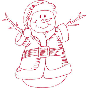 Santa Snowman | 12542-14
