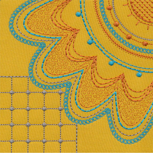 Modern Petals Square 1
