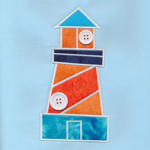 Ocean Lighthouse Applique