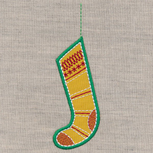 Christmas Stocking Applique | 82009-30
