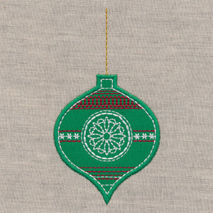 Christmas Ornament 1 Applique