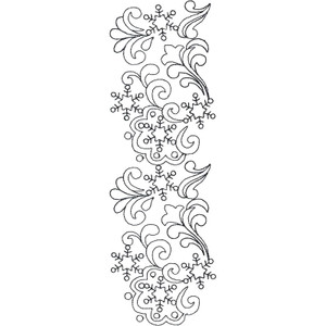 Snowflake Swirls Linework