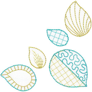 Linework Leaf Corner