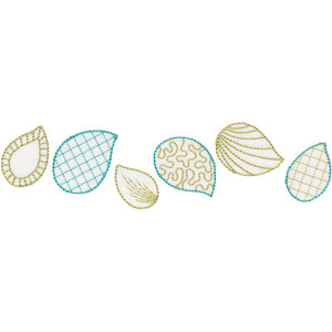 Linework Leaf Border
