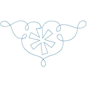 Continuous Snowflakes Triangle 2