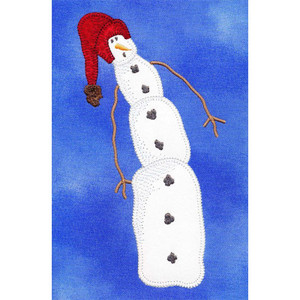 Snowman Applique 2