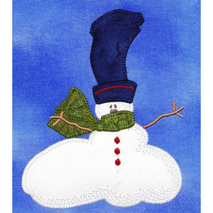 Snowman Applique 1