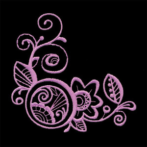 Doodle Flower Corner