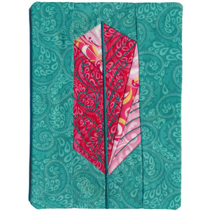 Paper Piecing Feather Mug Rug