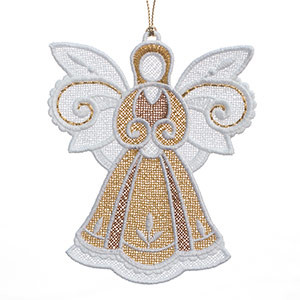Flat Angel Ornament FSL