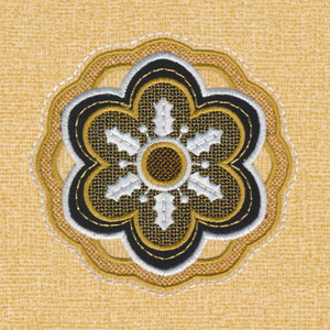 Christmas Medallion Applique 3