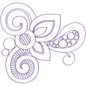 Modern Swirls Corner