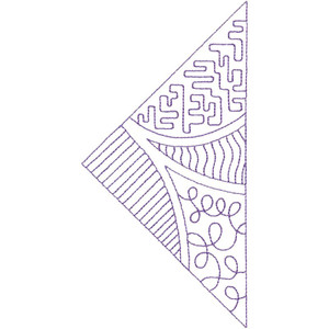 Modern Feather Triangle