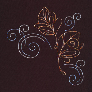 Leaves & Swirls Corner