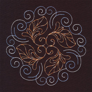 Leaves & Swirls Medallion