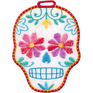 Sugar Skull Key Chain FSA
