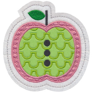 Apple 2 Ornament Applique