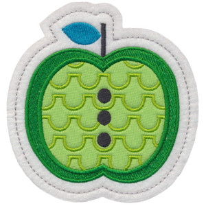 Apple 1 Ornament Applique