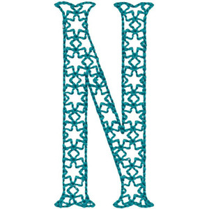 Motif Letter N