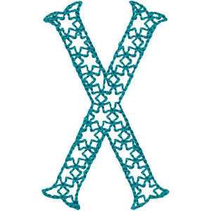 Motif Letter X