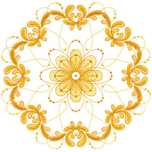 Sunshine Petals Large Medallion