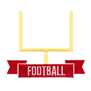 Football Goal Post Banner