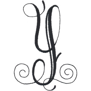 Essential Monogram Center Letter Y