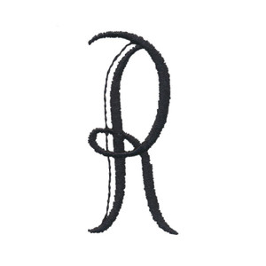 Essential Monogram Side Letter R
