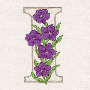Floral Alphabet I