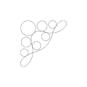 Purple Star Quilt Motif 9