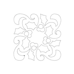 Holly Quilting Block