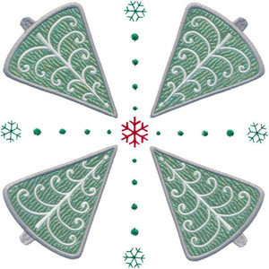 Tree 2 Block Applique Jumbo