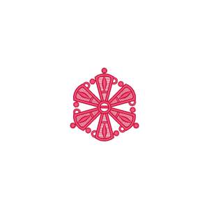 Globe & Bell Hanger Red FSL
