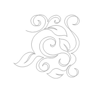 Swirls On A Stem Corner