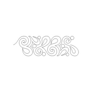 Swirls Paisley Straight Border