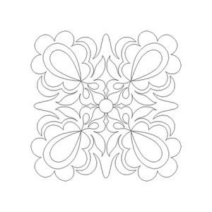 Scalloped Paisley Block 1