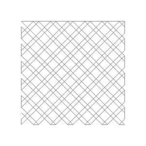 Geo Crosshatch Block 2