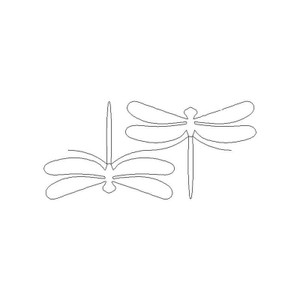 Dragonflies Straight Border