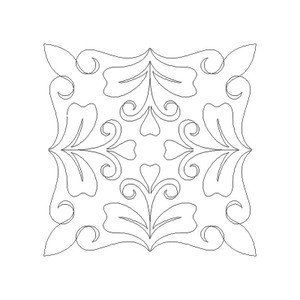 Heart Shaped Leaves Block