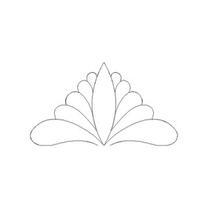 Traditional Feathers 1 Triangle